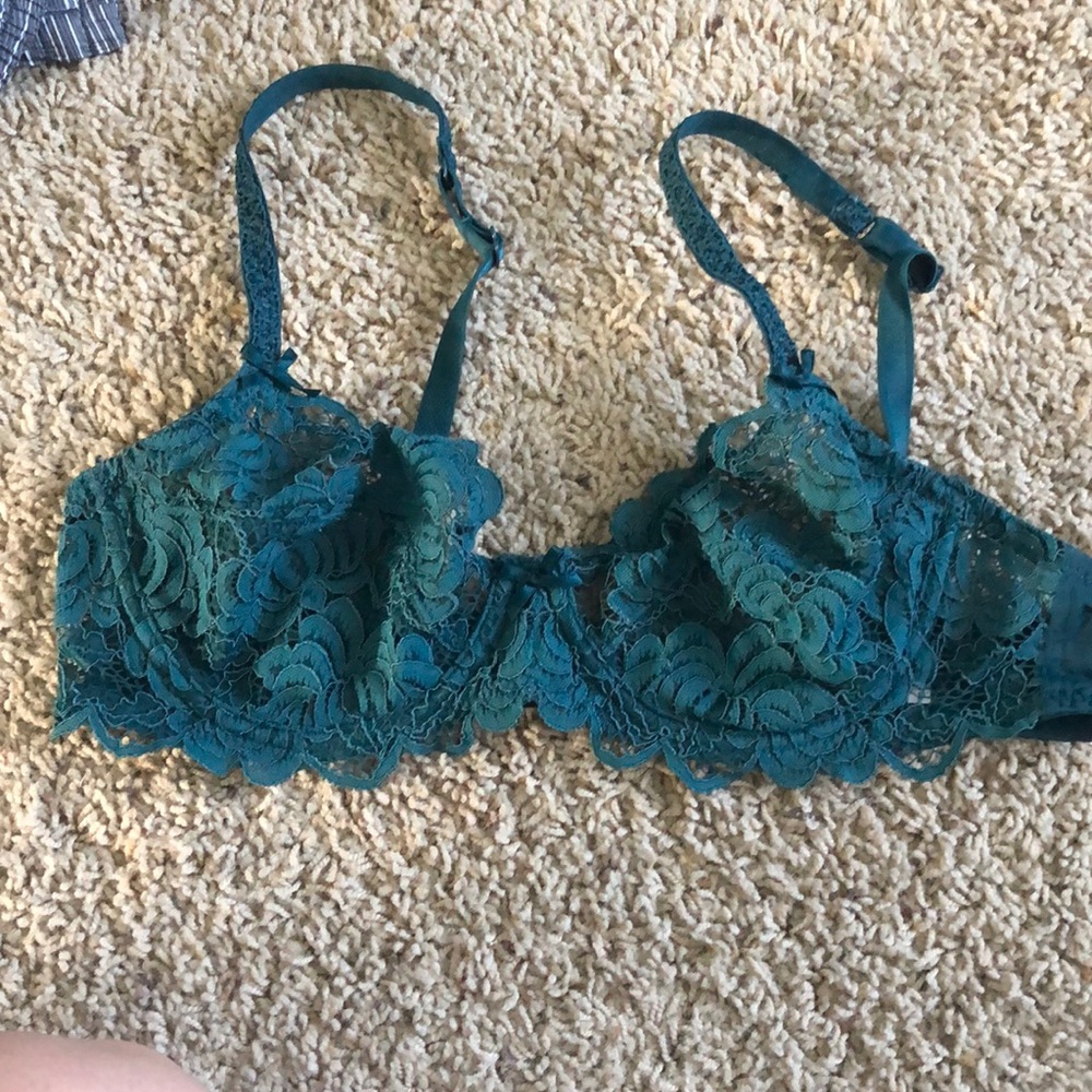 Adore me green bra